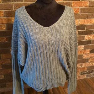 Size small rue 21 olive green vneck sweater